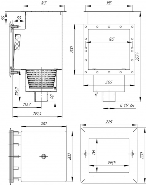 Скиммер 15 м² (Плёнка)
