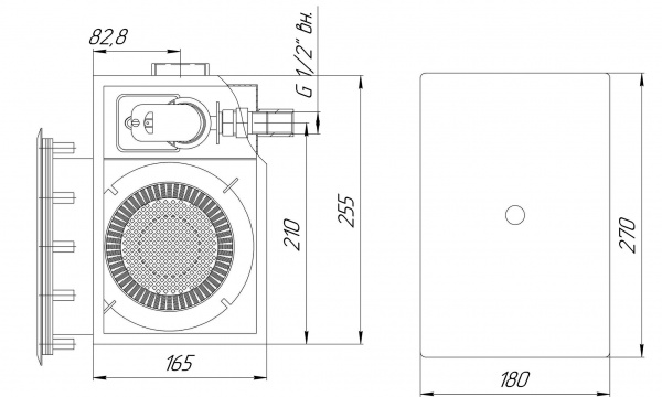 Скиммер 15 м² с автодоливом и переливом (Плёнка)