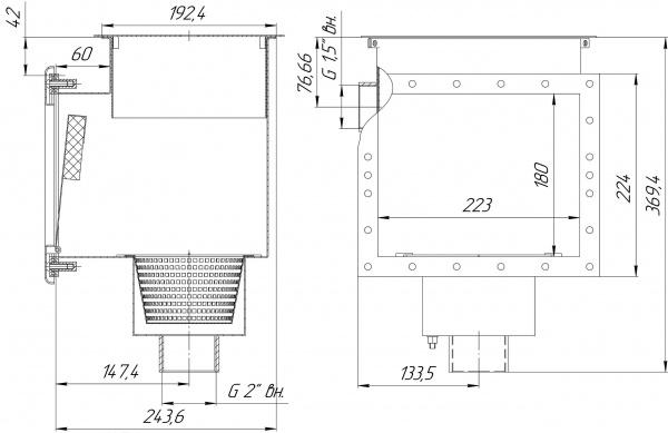 Скиммер 25 м² (Плёнка)