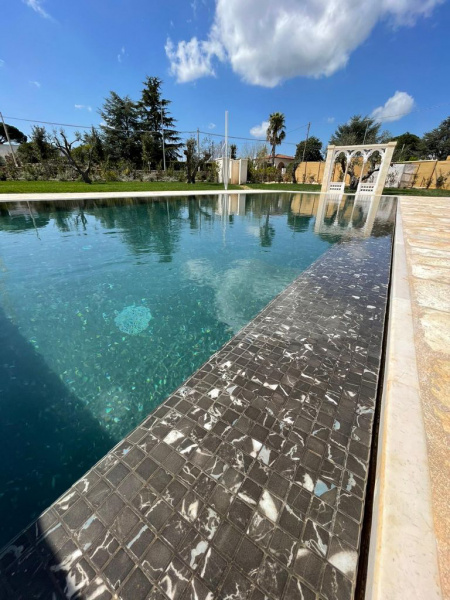 Мозаика из стекла Black Marble