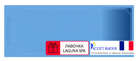Композитный бассейн Laguna 8