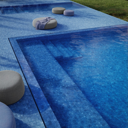 Мозаика из стекла Bluestone 50