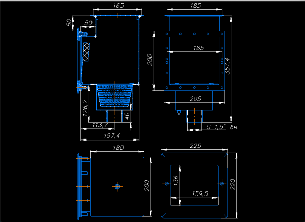 Скиммер 15 м² (Плёнка)