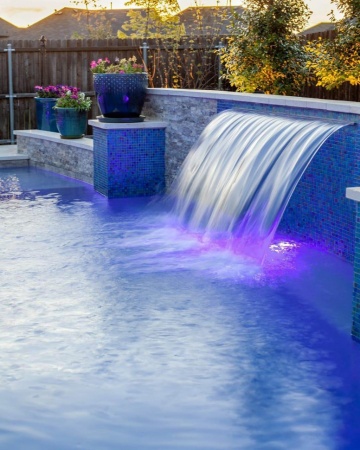 Стеновой водопад Aquaviva с LED подсветкой