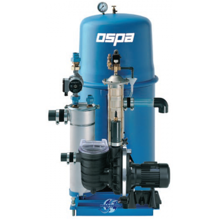 Фильтр Ospa 8 AA K с пласт. насосом 230В/0,37 кВт и пласт. префильтром