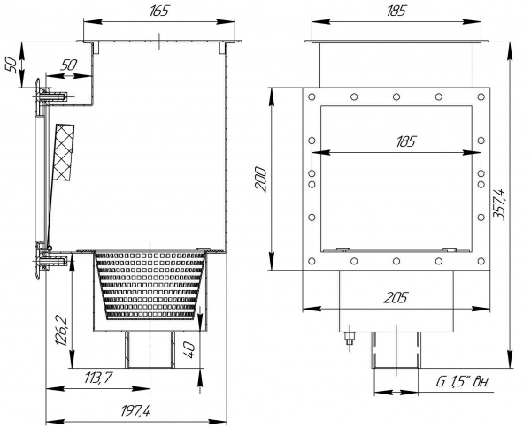 Скиммер 15 м² (Плёнка)